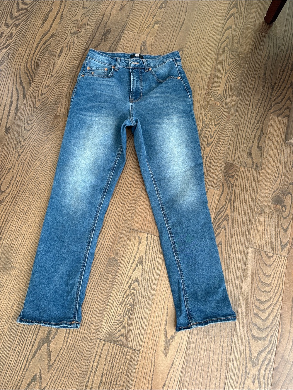 Frye Women's Faded Blue Straight Leg Jeans